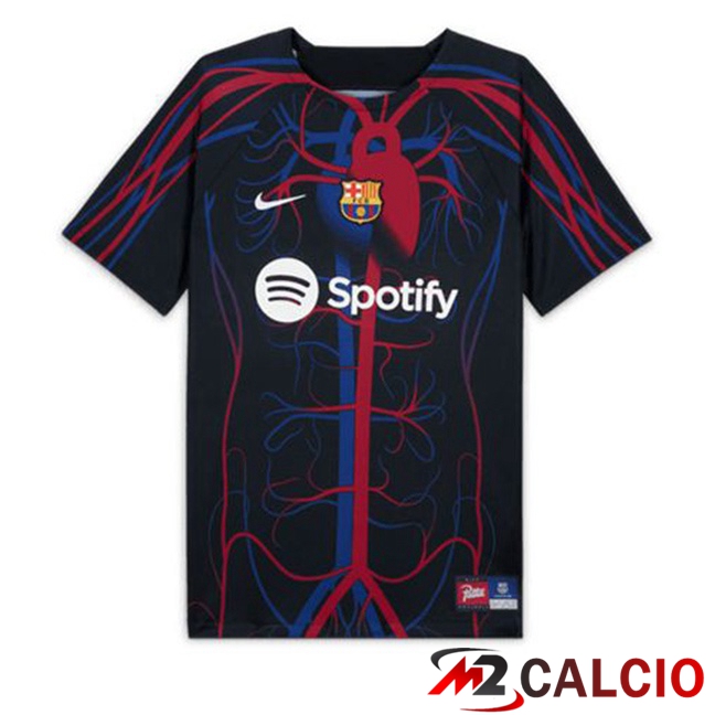 Maglie Calcio FC Barcellona Blu Rosso 2023/2024