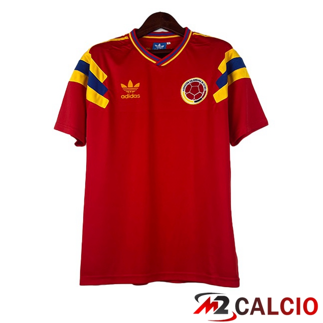 Maglie Calcio Colombia Retro Seconda Rosso 1990