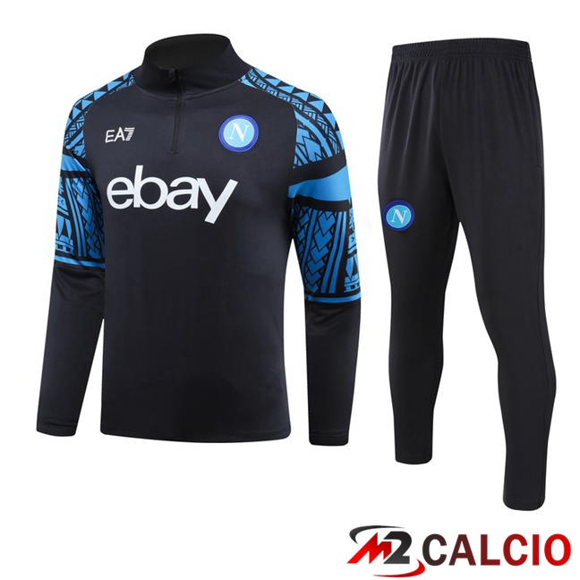 Insieme Tuta Calcio SSC Napoli Blu Reale 2023/2024