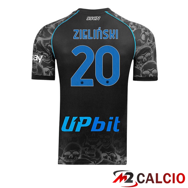 Maglie Calcio SSC Napoli (Piotr Zielinski 20) Halloween Nero 2023/2024