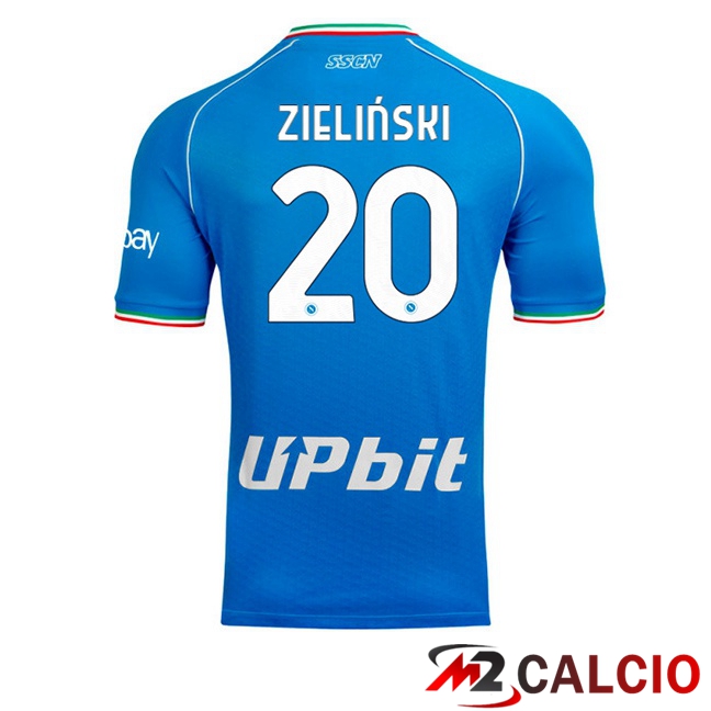 Maglie Calcio SSC Napoli (Piotr Zielinski 20) Prima Blu 2023/2024