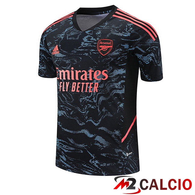 Insieme T Shirt Allenamento Arsenal Nero 2023/2024