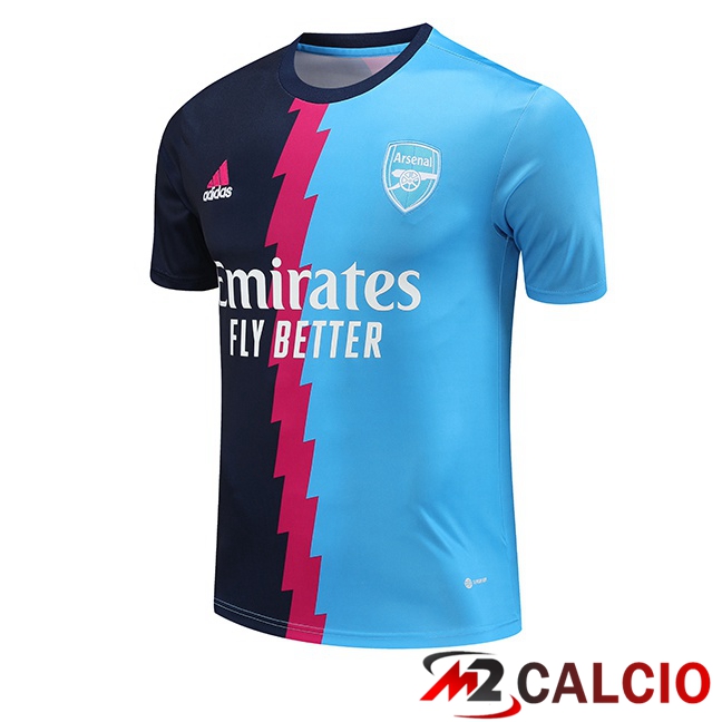 Insieme T Shirt Allenamento Arsenal Blu 2023/2024