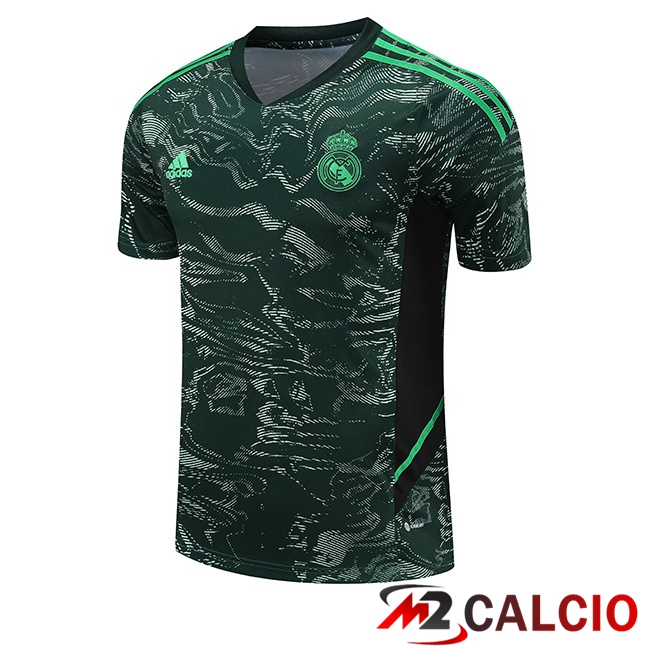 Insieme T Shirt Allenamento Real Madrid Verde 2023/2024