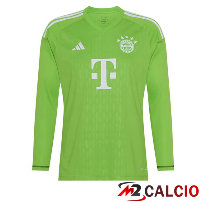 Maglie Calcio Bayern Monaco Portiere Manica Lunga Verde 2023/2024