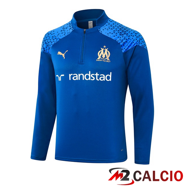 Felpa Allenamento Marsiglia OM Blu 2023/2024