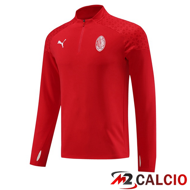 Felpa Allenamento AC Milan Rosso 2023/2024