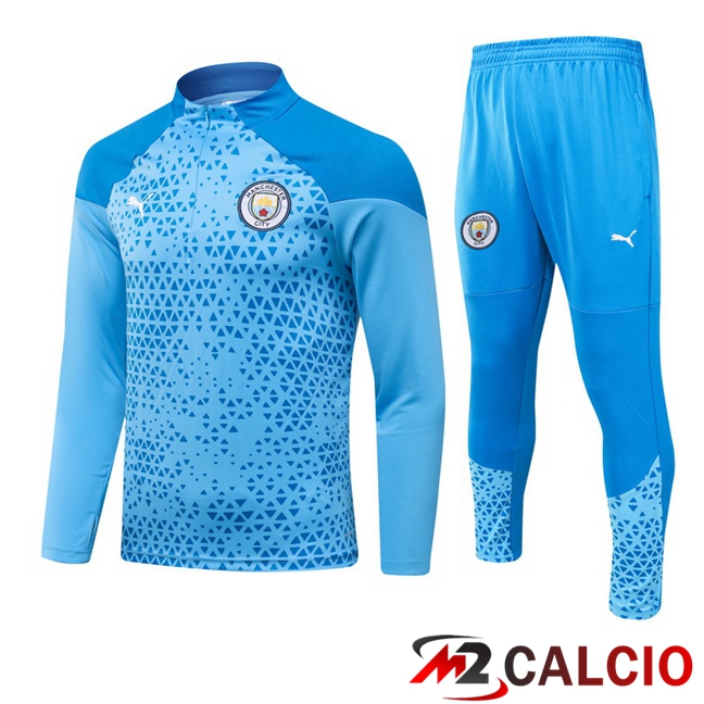 Insieme Tuta Calcio Manchester City Blu 2023/2024