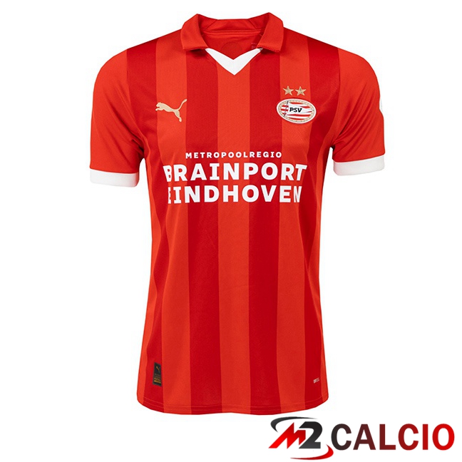 Maglie Calcio PSV Eindhoven Prima Rosso 2023/2024