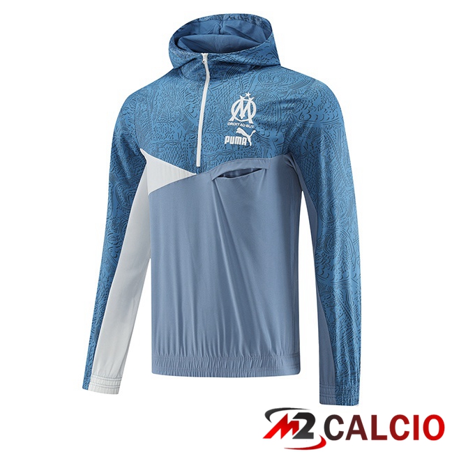 Giacca A Vento Marsiglia OM Blu 2023/2024