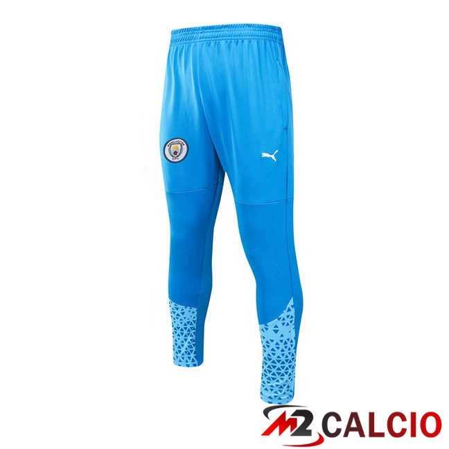 Pantaloni Da Allenamento Manchester City Blu 2023/2024