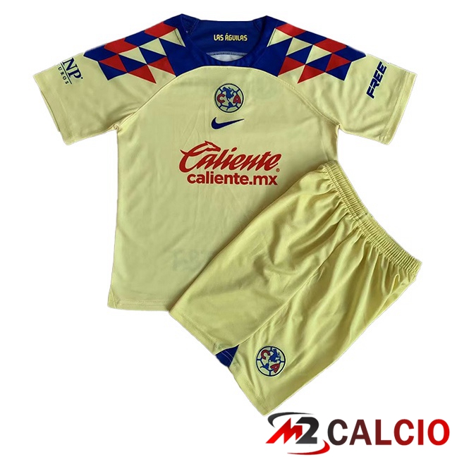 Maglie Calcio Club America Bambino Prima Giallo 2023/2024