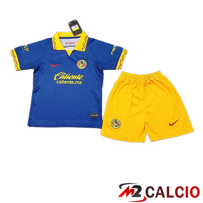 Maglie Calcio Club America Bambino Seconda Blu 2023/2024