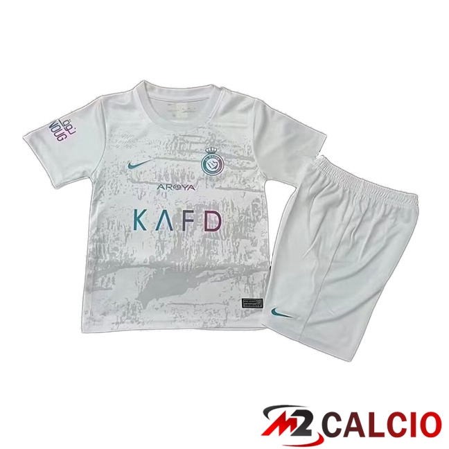 Maglie Calcio Al-Nassr FC Bambino Terza Bianco 2023/2024