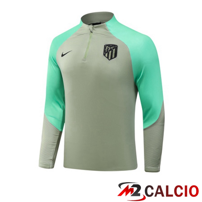 Felpa Allenamento Atletico Madrid Verde 2023/2024