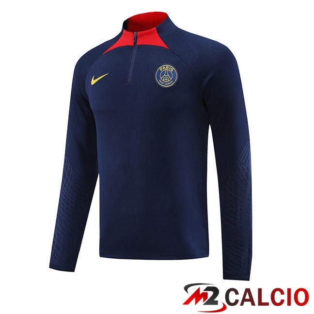 Felpa Allenamento Paris PSG Blu Reale 2023/2024