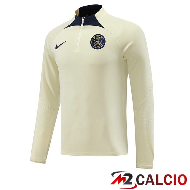 Felpa Allenamento Paris PSG Giallo 2023/2024