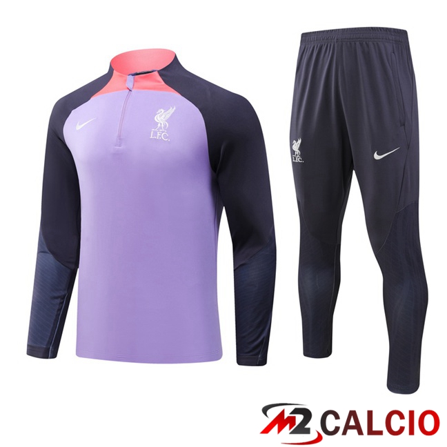 Insieme Tuta Calcio FC Liverpool Viola 2023/2024