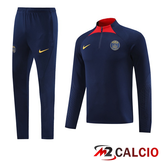 Insieme Tuta Calcio Paris PSG Blu Reale 2023/2024