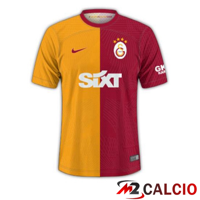 Maglie Calcio Galatasaray SK Prima Giallo Rosso 2023/2024