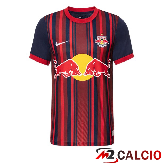 Maglie Calcio FC Rosso Bull Salzburg Seconda Rosso Blu 2023/2024