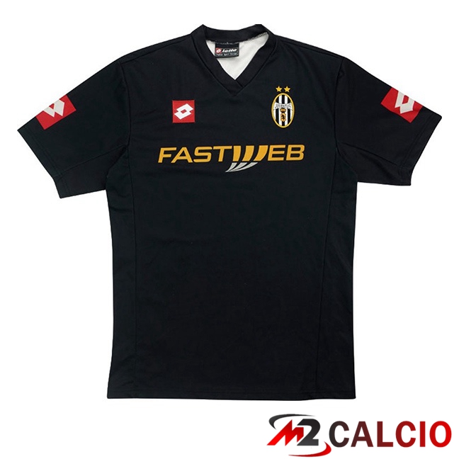 Maglie Calcio Juventus Retro Seconda Nero 2001-2002