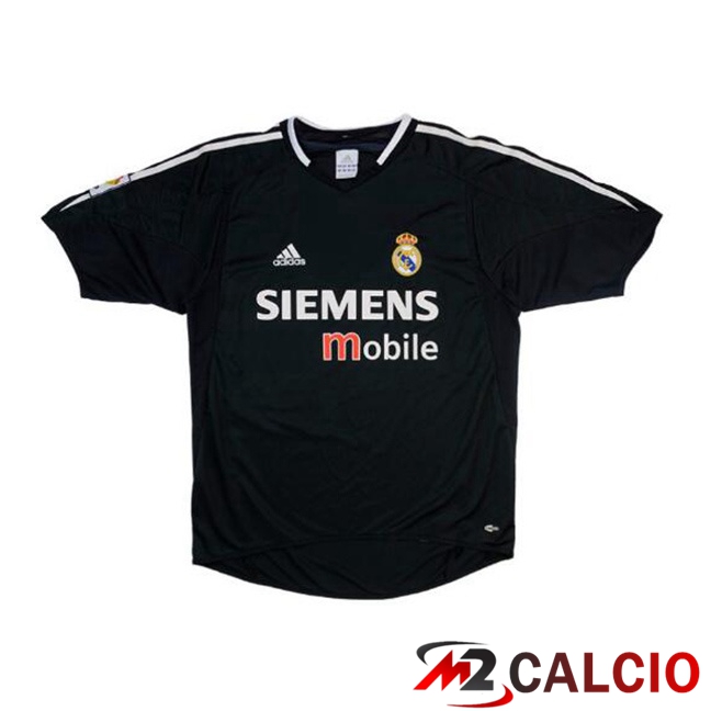 Maglie Calcio Real Madrid Retro Seconda Nero 2004-2005