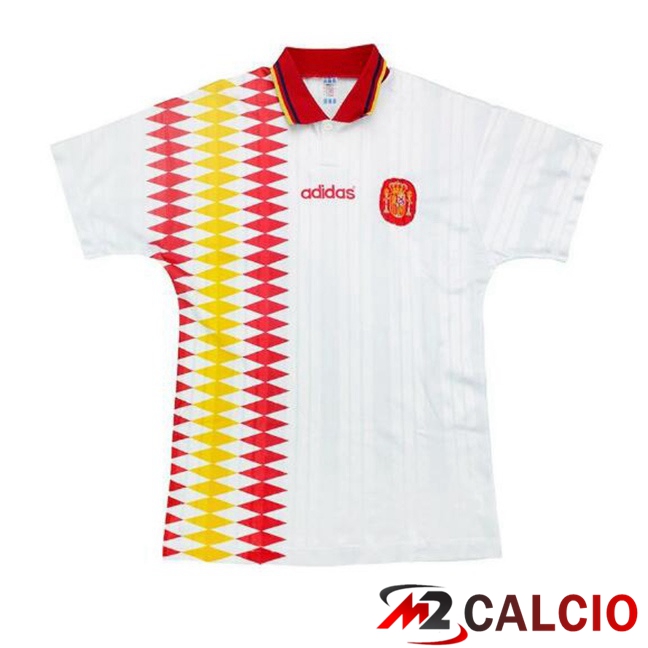 Maglie Calcio Espagne Retro Seconda Bianco 1994
