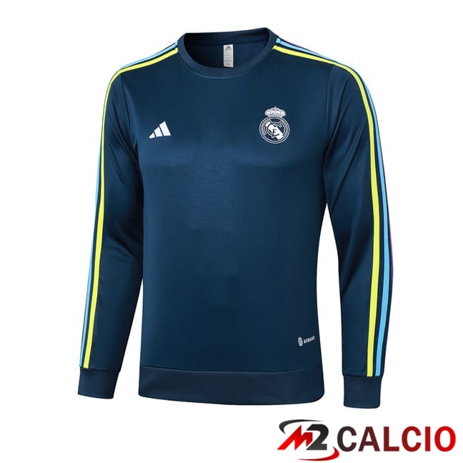 Felpa Allenamento Real Madrid Blu Reale 2024/2025