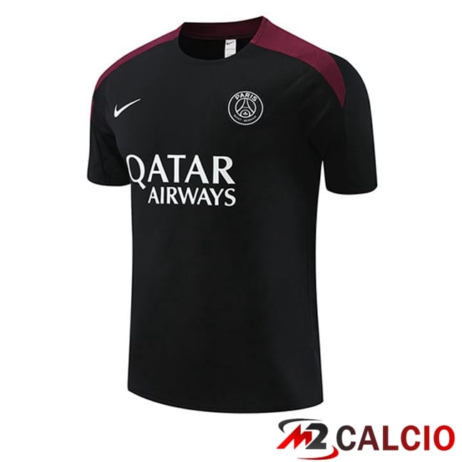 T Shirt Allenamento Paris PSG Nero 2024/2025