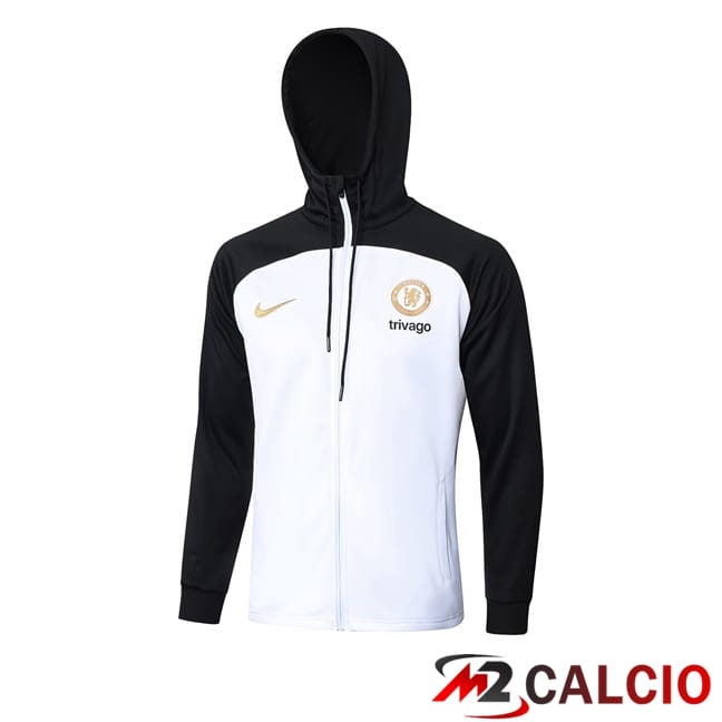 Giacca A Vento FC Chelsea Bianco Nero 2024/2025