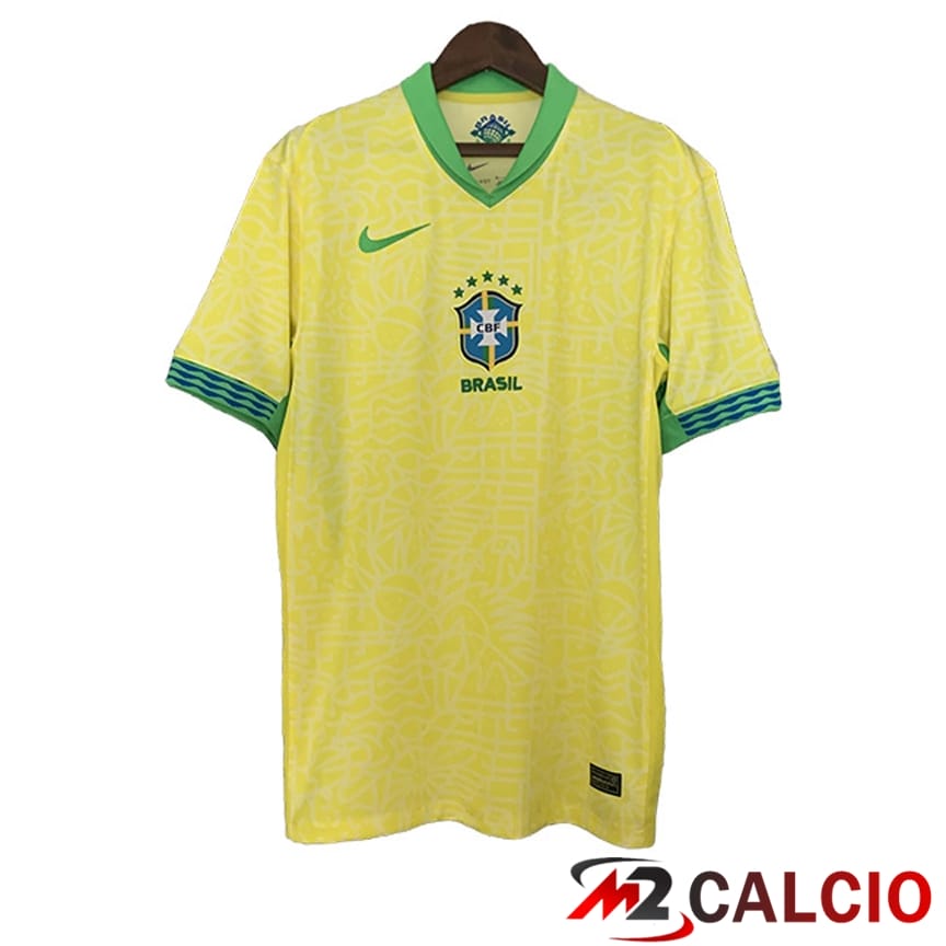 Maglie Calcio Brasile Prima Leaked Versione 2024/2025