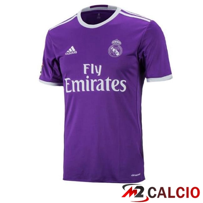 Maglie Calcio Real Madrid Retro Seconda Viola 2016-2017