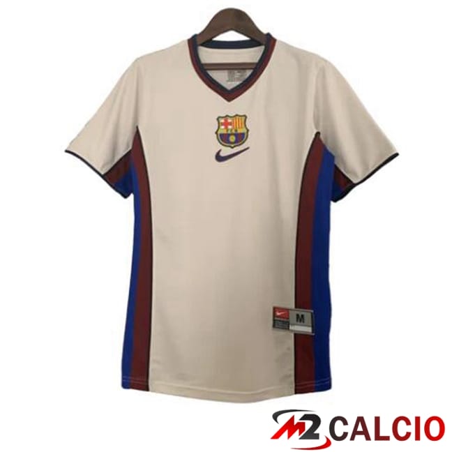 Maglie Calcio FC Barcellona Retro Seconda Grigio 1998-1999