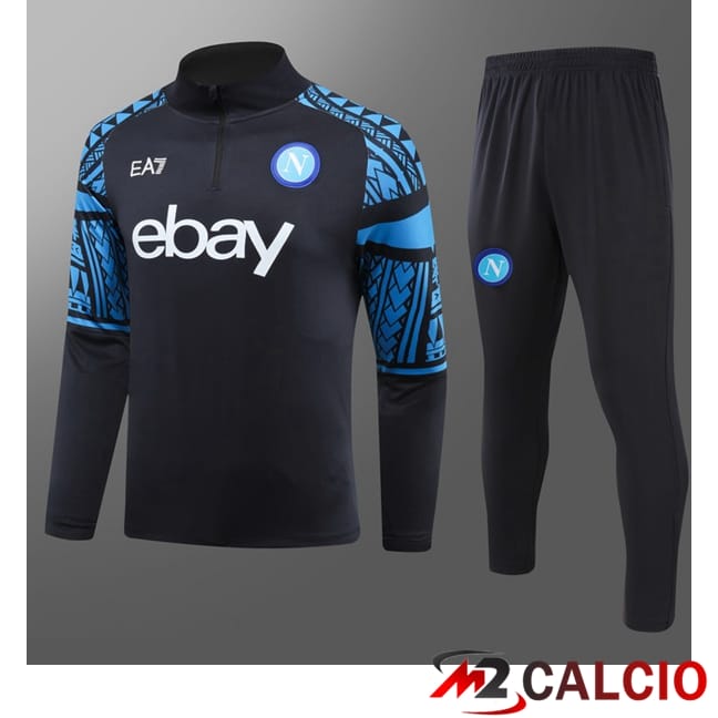 Insieme Tuta Calcio SSC Napoli Bambino Blu Reale 2024/2025