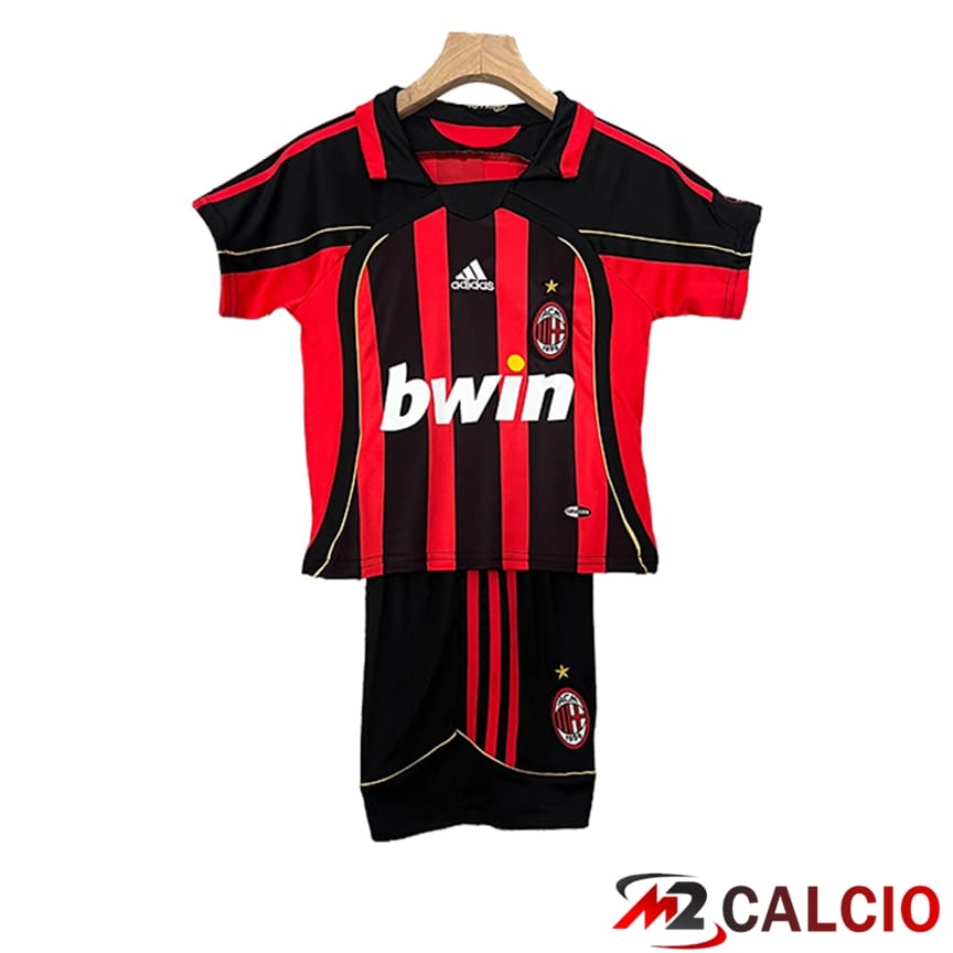 Maglie Calcio AC Milan Retro Bambino Prima 2006/2007