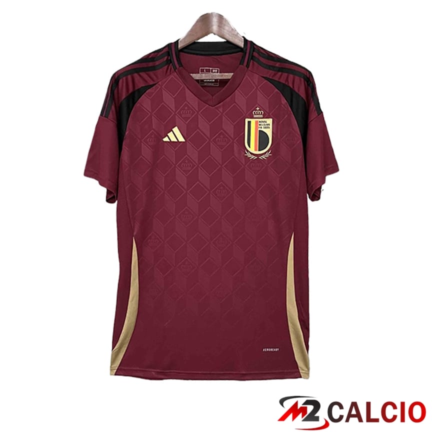 Maglie Calcio Belgio Prima UEFA Euro 2024