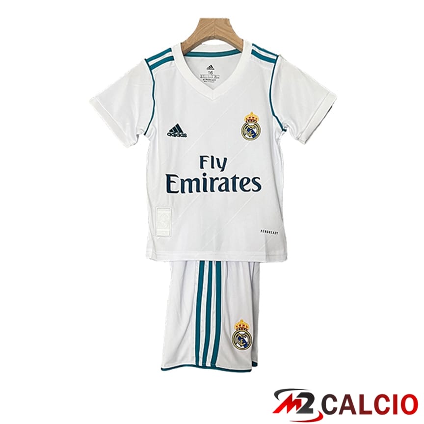 Maglie Calcio Real Madrid Retro Bambino Prima 2017/2018