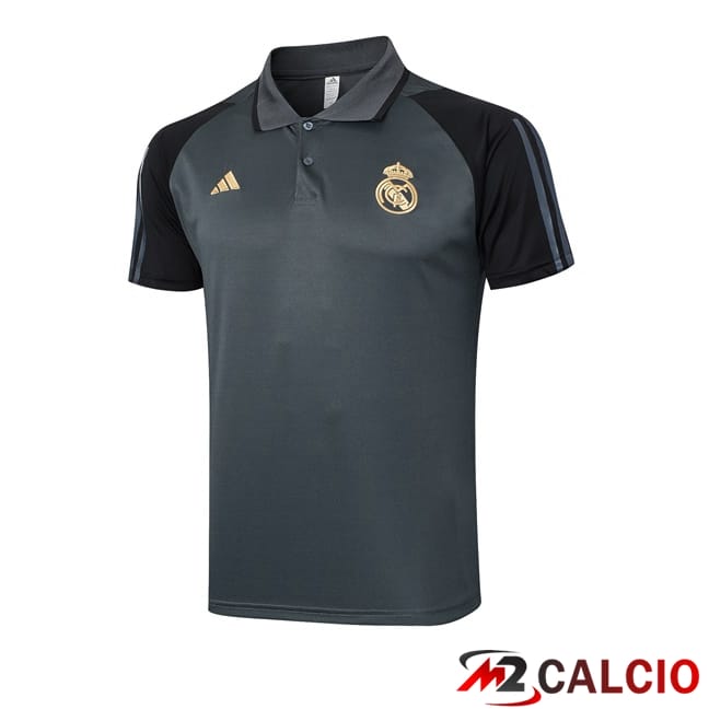 Kit Maglia Polo Real Madrid Grigio 2024/2025