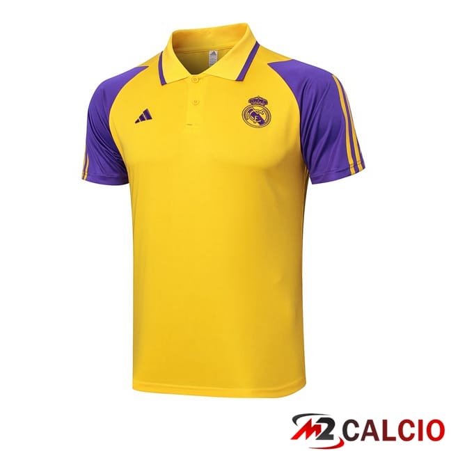 Kit Maglia Polo Real Madrid Giallo 2024/2025