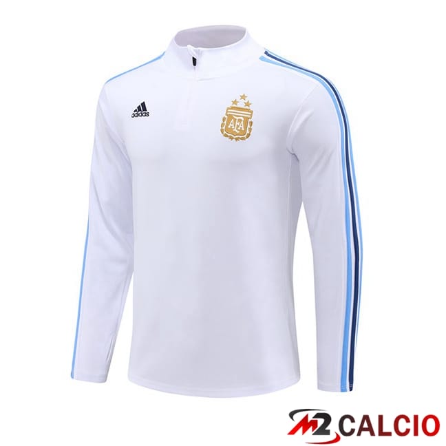 Felpa Allenamento Argentina Bianco 2024/2025