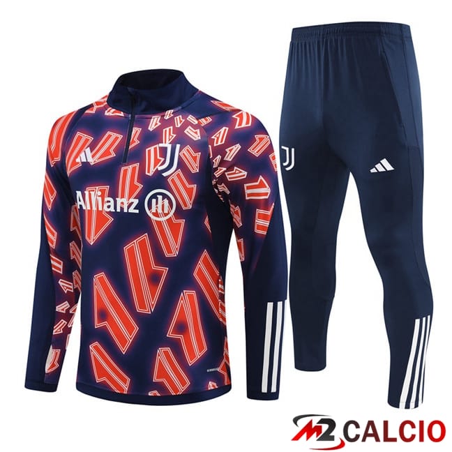 Insieme Tuta Calcio Juventus Rosso Blu Reale 2024/2025