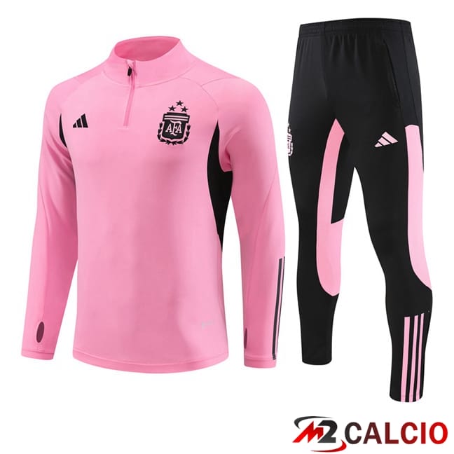 Insieme Tuta Calcio Argentina Rosa 2024/2025