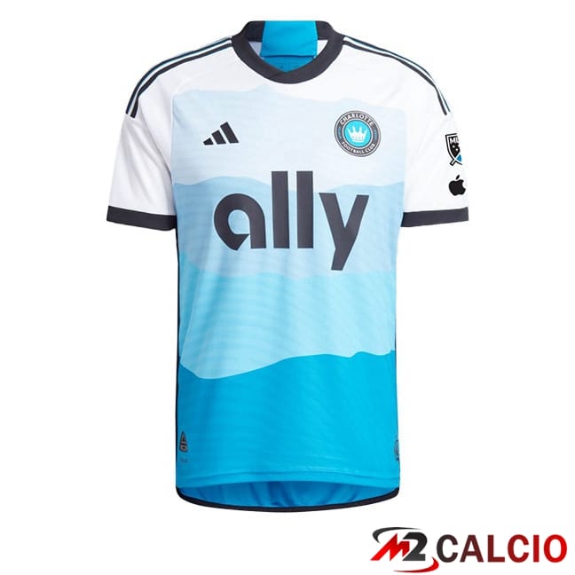 Maglie Calcio Charlotte FC Prima Blu Bianco 2024/2025