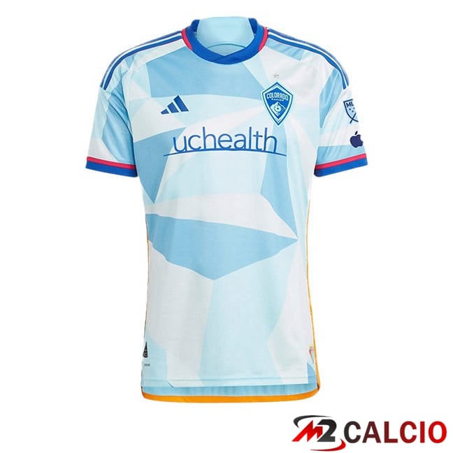 Maglie Calcio Colorado Rapids Seconda Blu Bianco 2024/2025