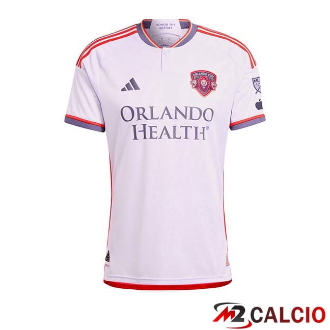 Maglie Calcio Orlando City SC Seconda Bianco 2024/2025