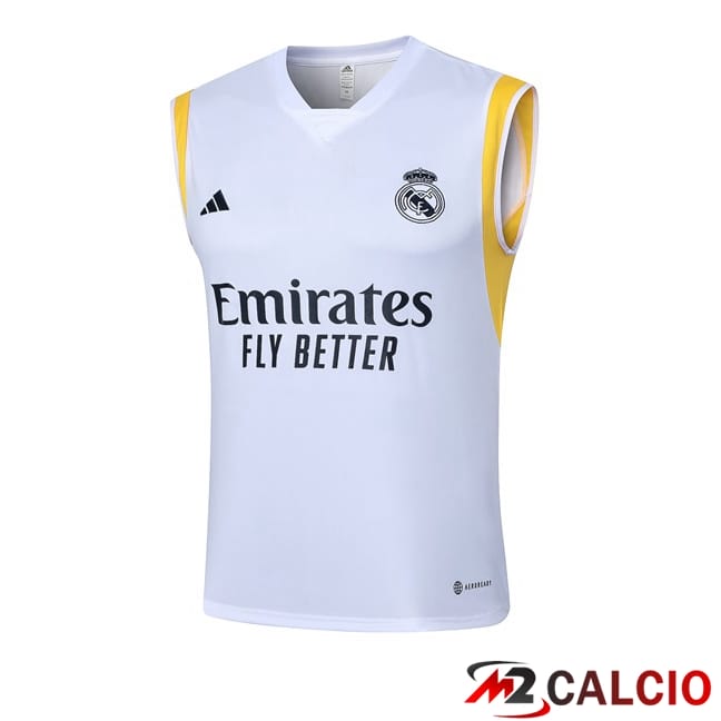Canotta Allenamento Real Madrid Bianco 2024/2025