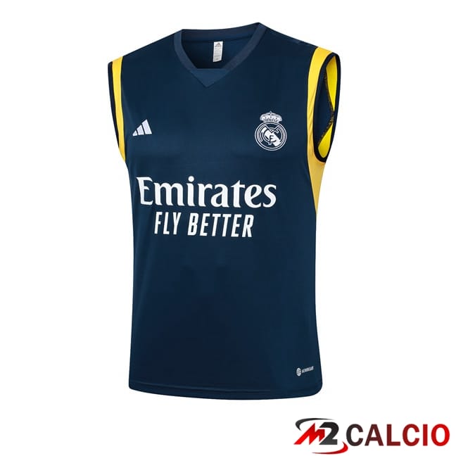 Canotta Allenamento Real Madrid Blu Reale 2024/2025
