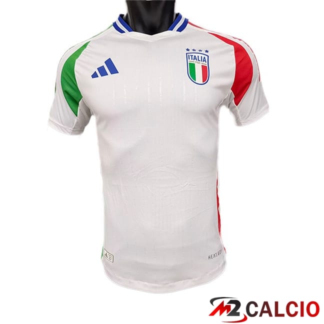 Maglie Calcio Equipe De Italia Seconda Bianco Versione Trapelata UEFA Euro 2024