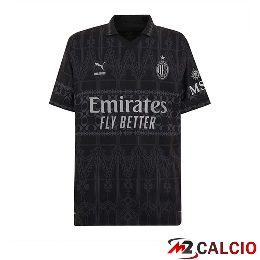Maglie Calcio AC Milan Quarto Nero 2023/2024